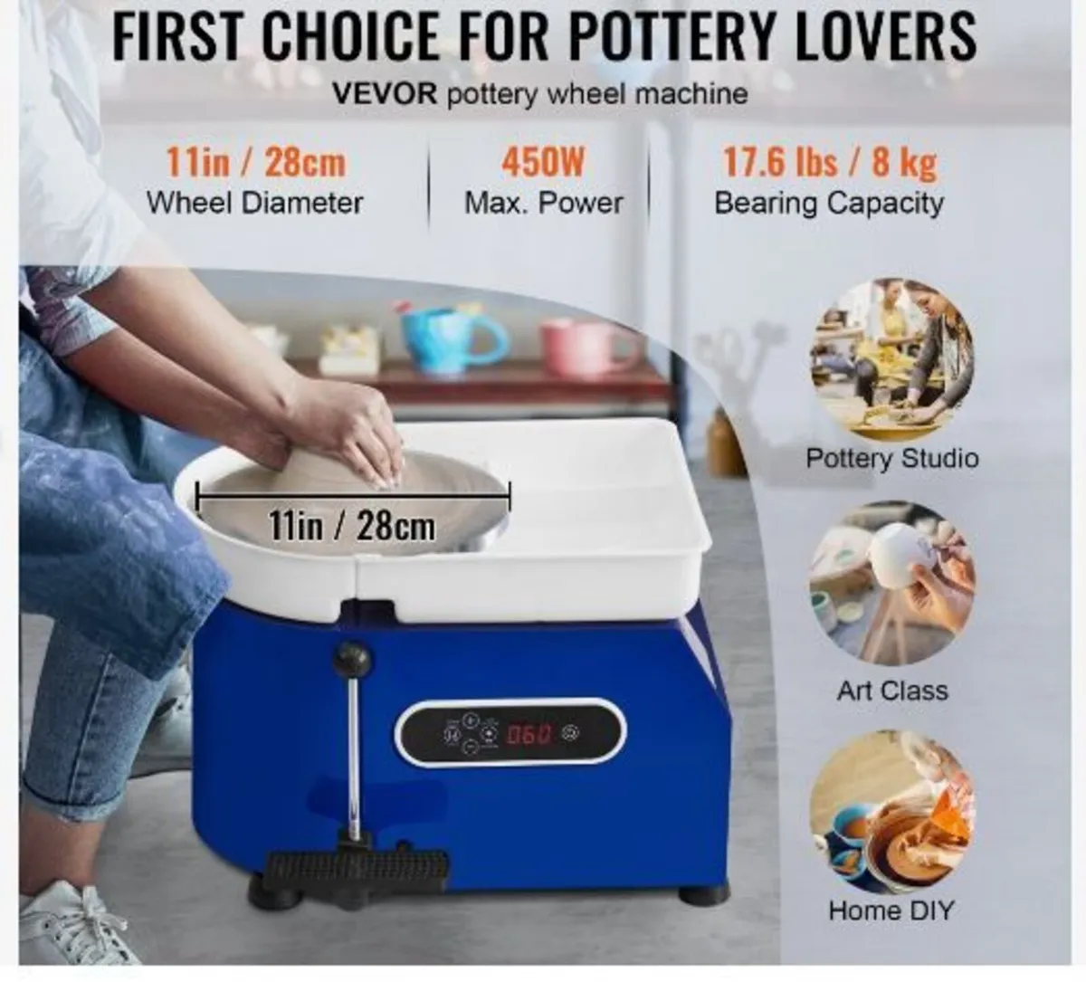 Pottery Wheel 27.9 cm Ceramic Wheel - Image 3