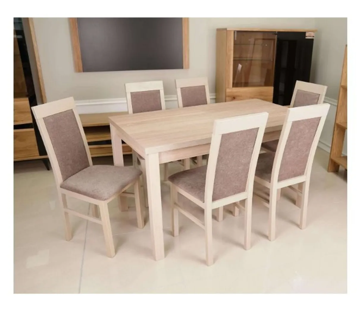 Harlen Extendable Dining Table 120x70cm +40cm - Image 1