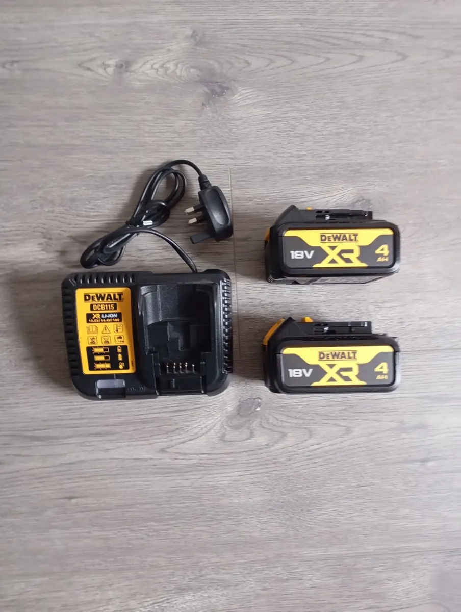 DeWalt Charger and Batteries