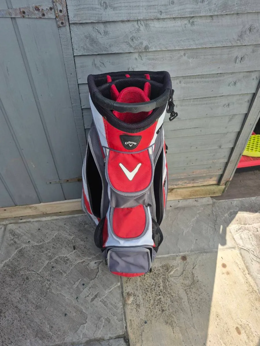 Golf bag and trolley - Image 1