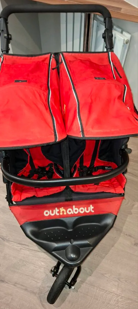 Out n About Double Buggy with EVA Wheels! - Image 2