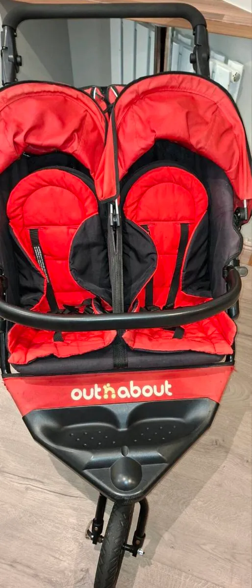 Out n About Double Buggy with EVA Wheels! - Image 1