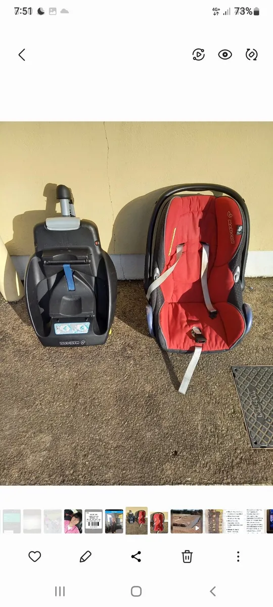 Maxi cosi baby car seat - Image 2