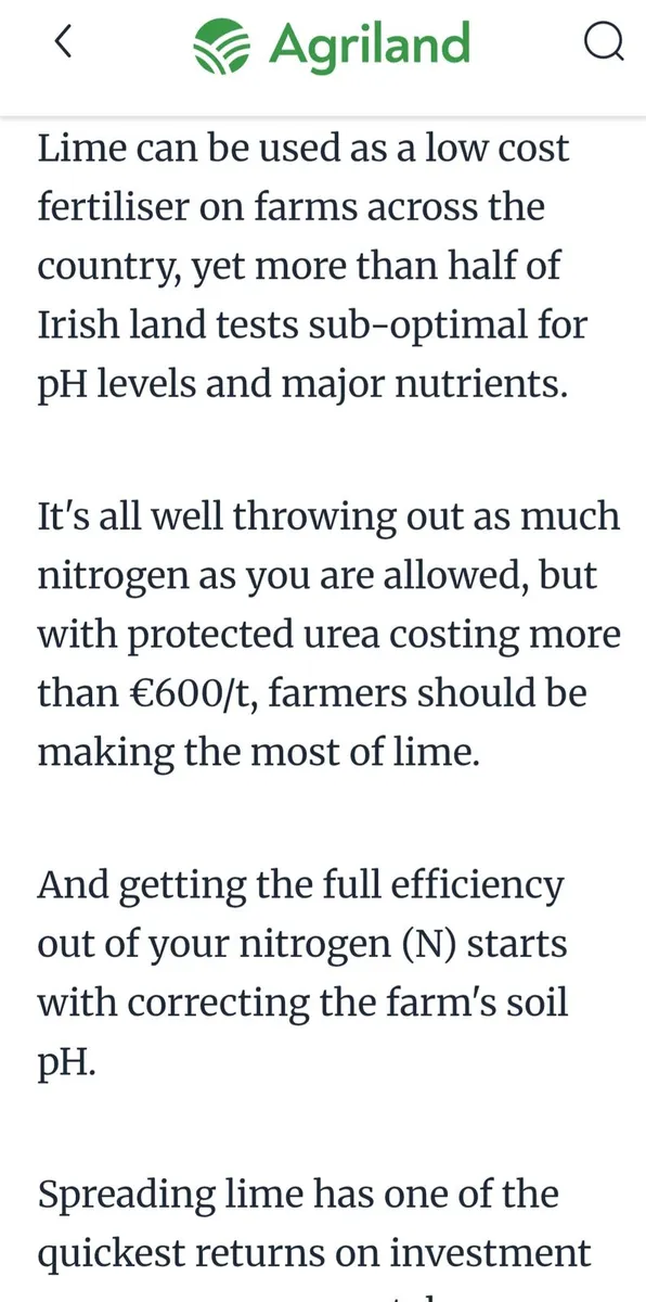 Lime spreading - Image 3