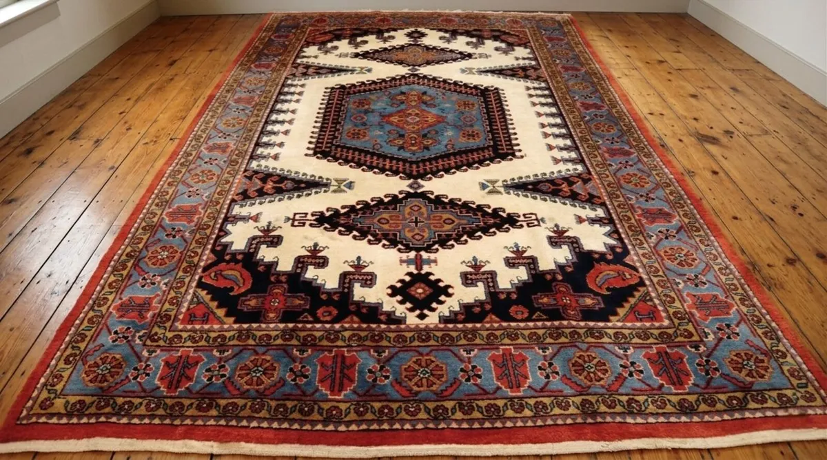 Art Deco 11ft x 8ft Signed Perser Wiss Rug Carpet - Image 2