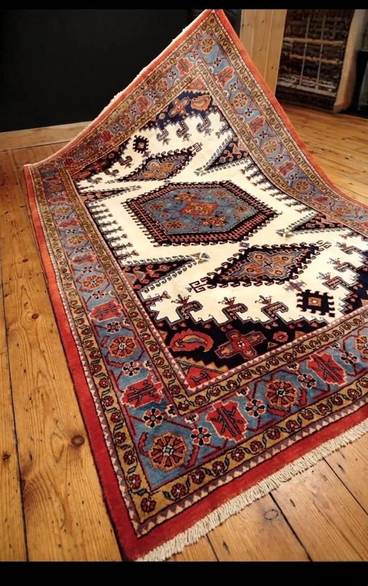 Art Deco 11ft x 8ft Signed Perser Wiss Rug Carpet - Image 3