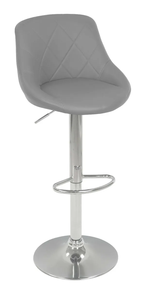 Roma Black Gold Velvet Bar Stool - Image 3