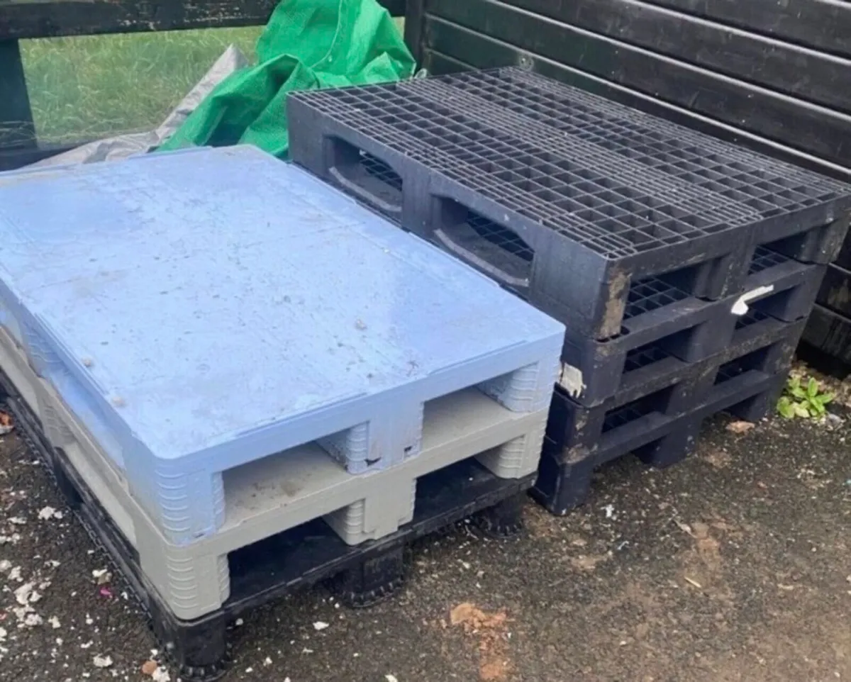Solid base plastic pallets - Image 1