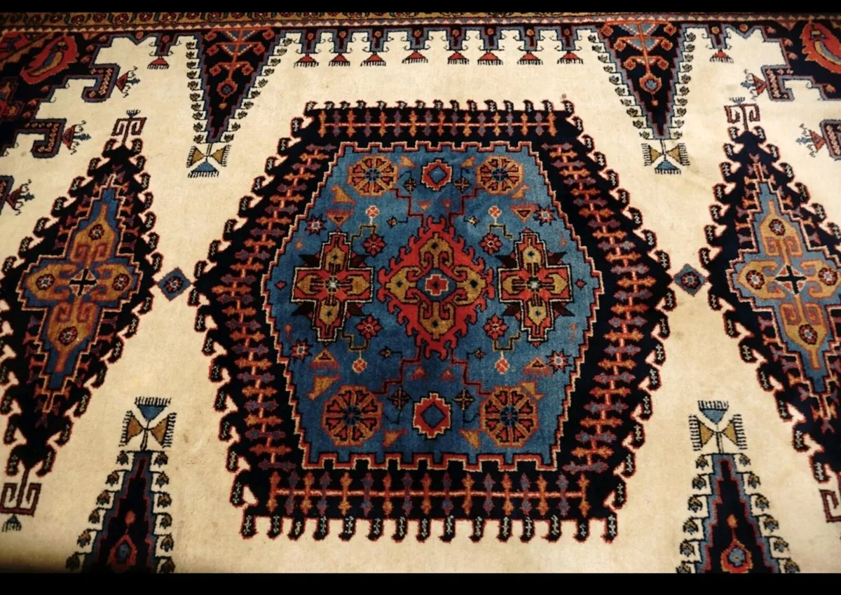 Art Deco 11ft x 8ft Signed Perser Wiss Rug Carpet - Image 4