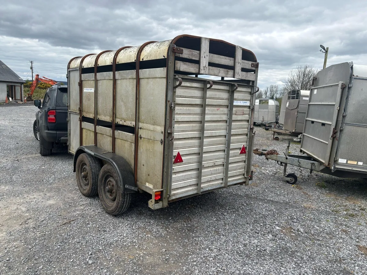 10x5 Ivor Williams livestock trailer - Image 2