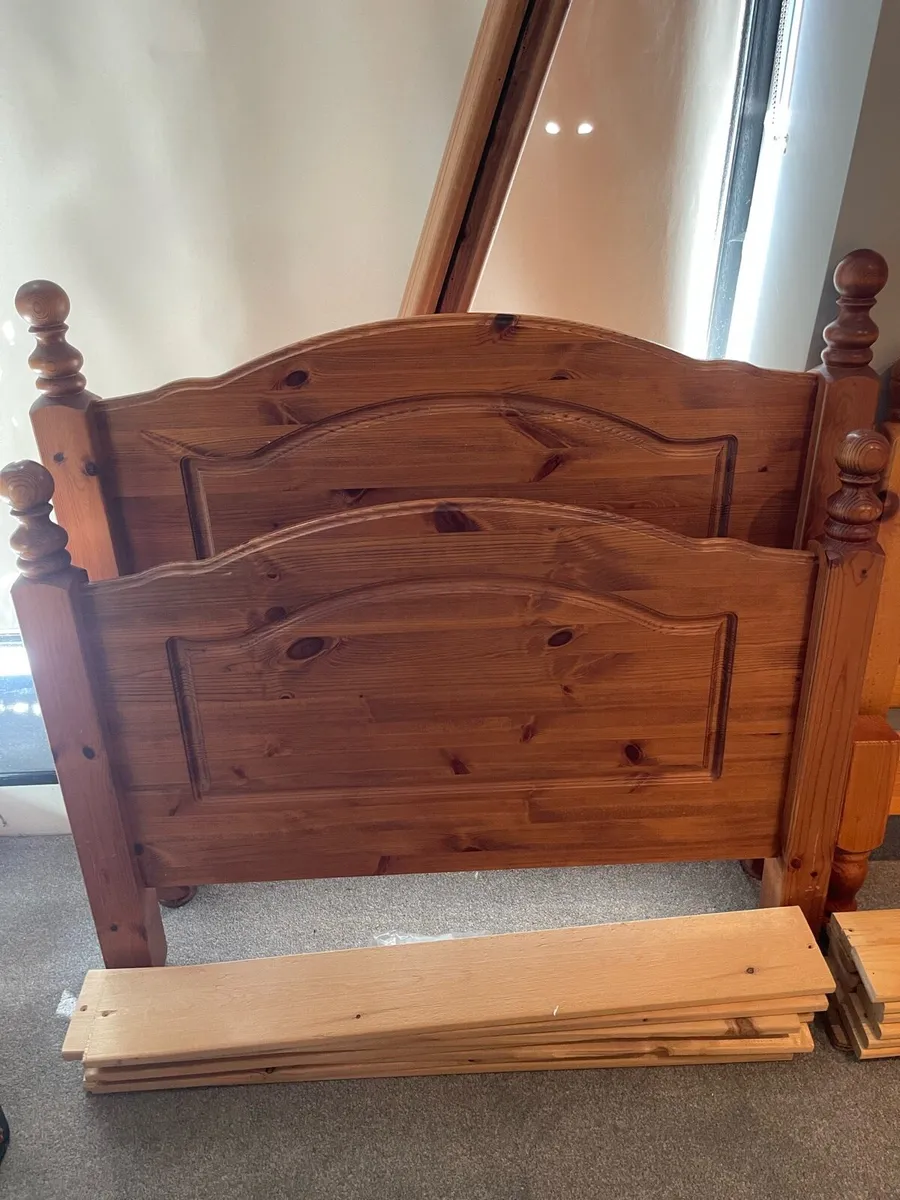 Extremely Solid Single Wooden Bed Frame - Deliver