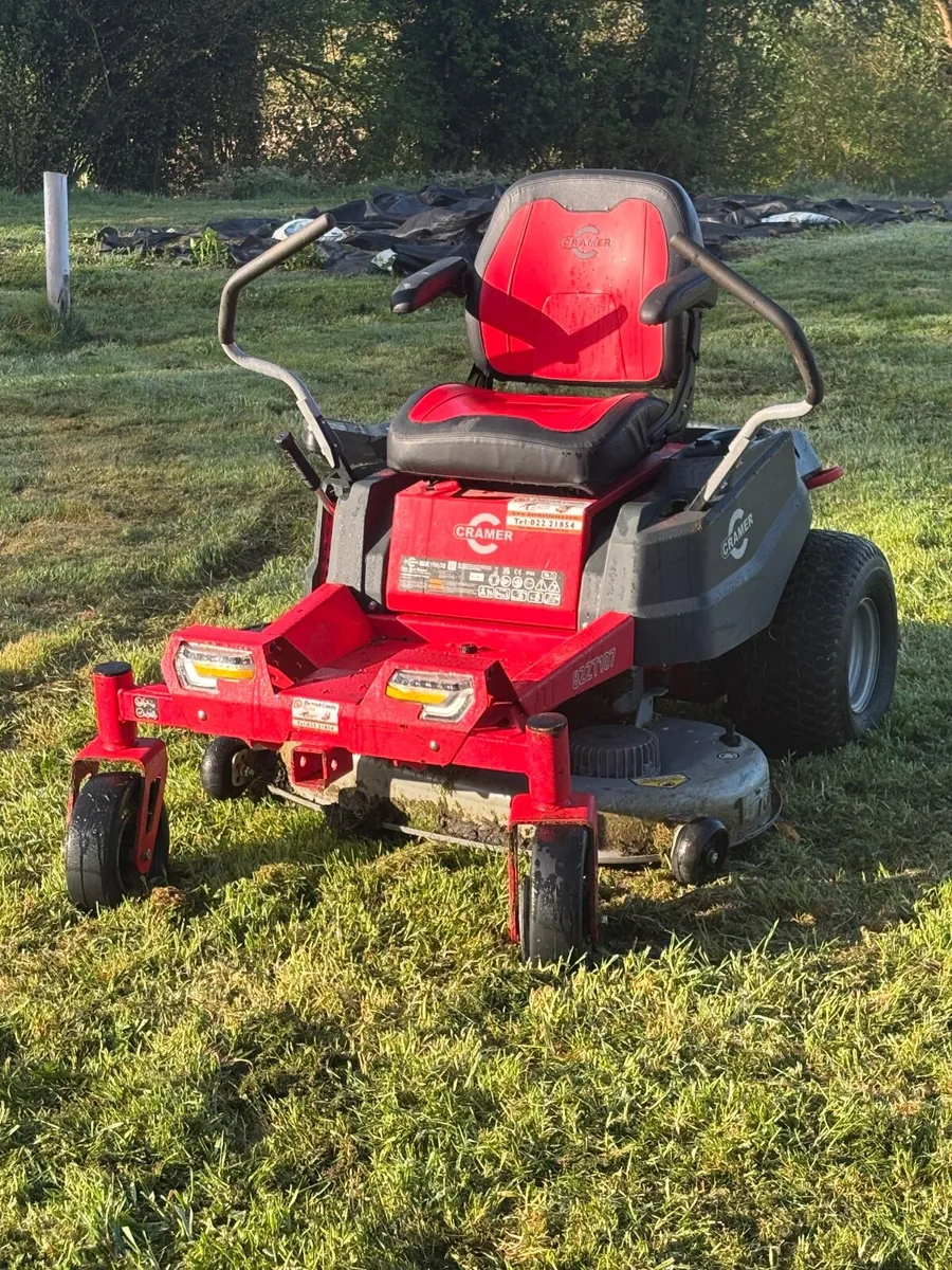 Cramer 82ZT107 Zero Turn Mower (Requires Repair) - Image 1