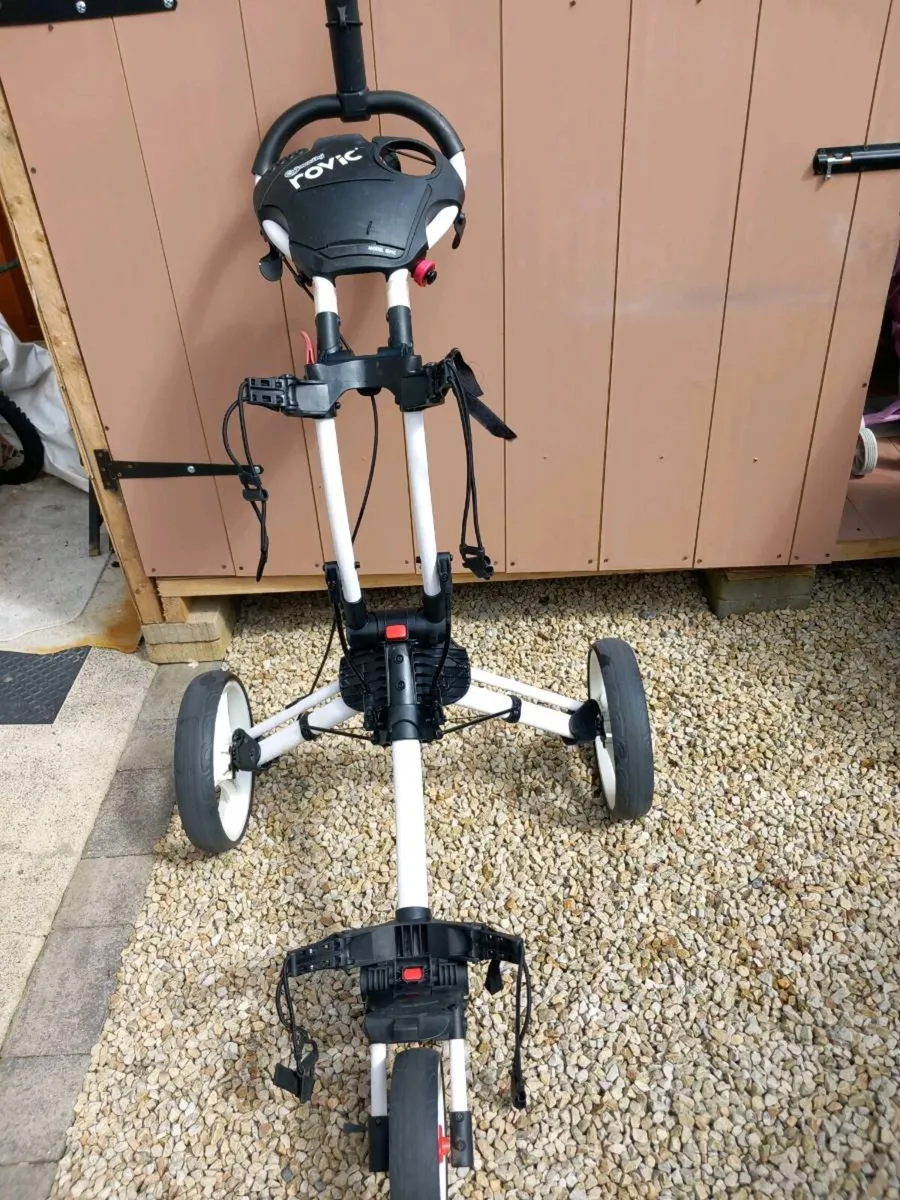 Rovic 3 wheels golf trolley. - Image 3