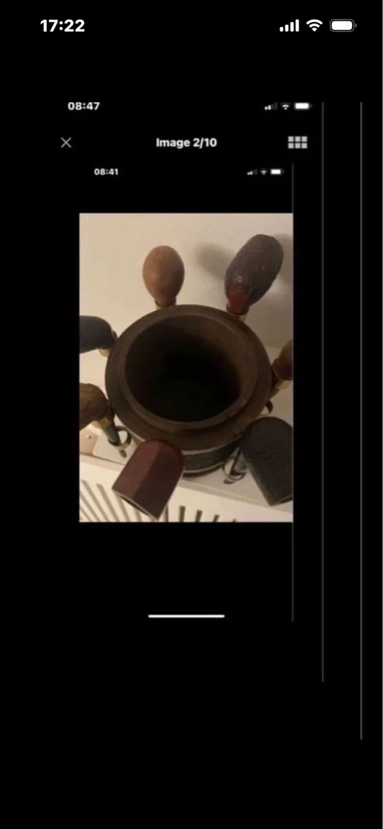 Vintage Smoking Pipe Collection & Timber Stand - Image 2