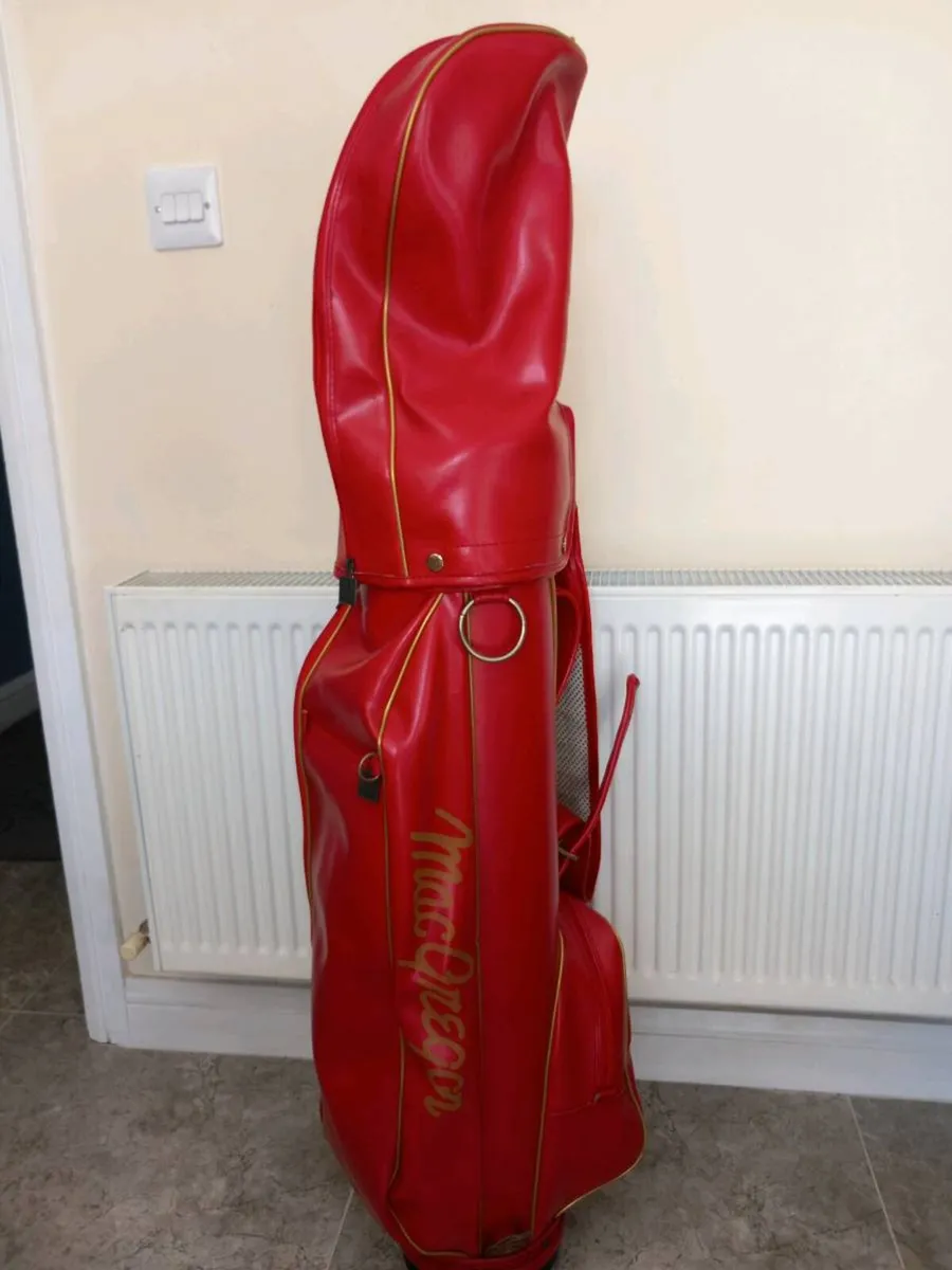 McGregor leather golf bag. - Image 4