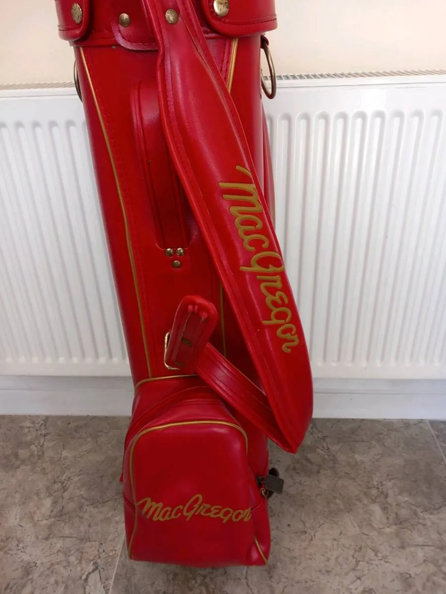 McGregor leather golf bag. - Image 2
