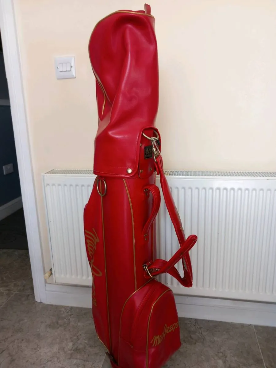 McGregor leather golf bag. - Image 3