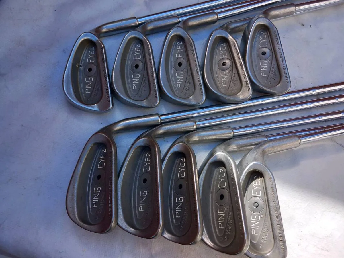 Ping golf irons.  Right handed clubs. - Image 2