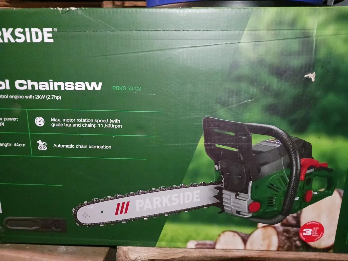 Parkside chainsaw new unused, unopened - Image 1