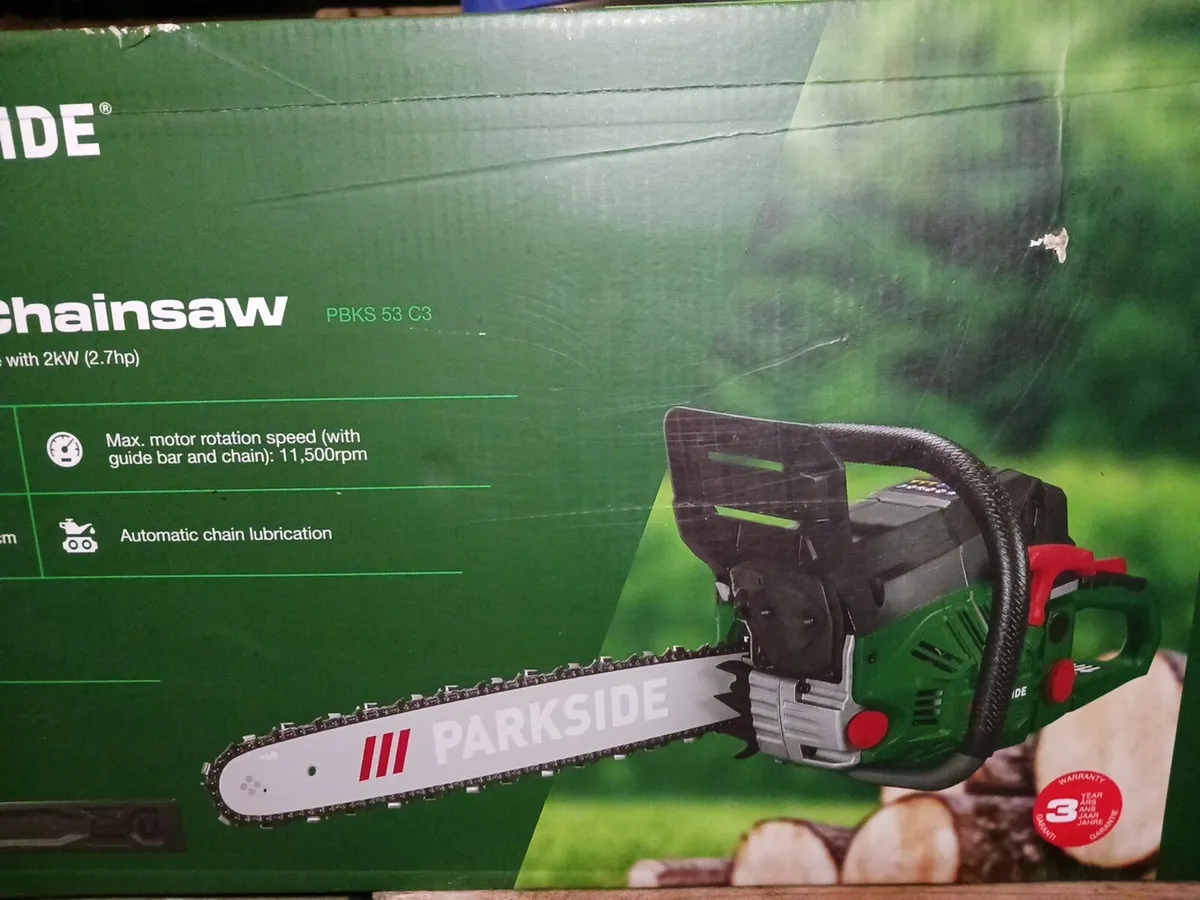 Parkside chainsaw new unused, unopened - Image 2