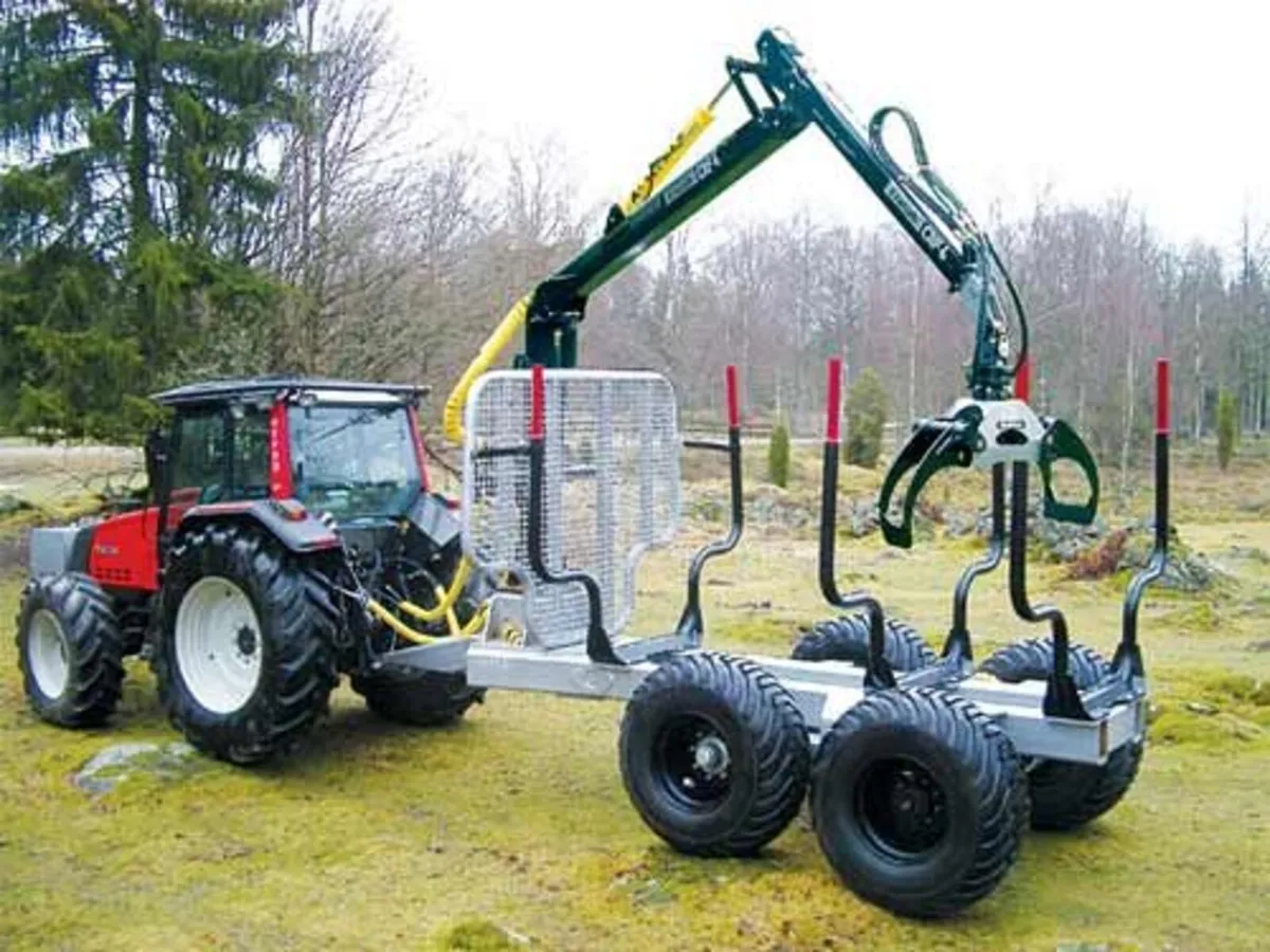 Hypro HV14 Forestry Trailer | Heavy-Duty Forwarder - Image 1