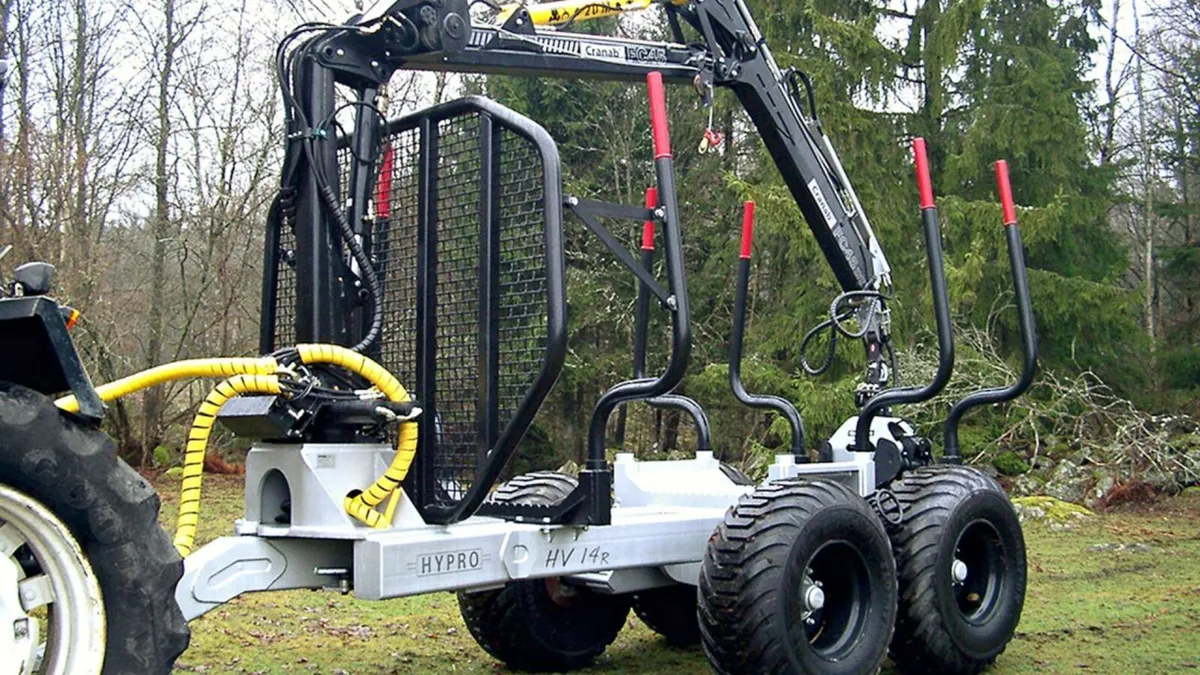 Hypro HV14 Forestry Trailer | Heavy-Duty Forwarder - Image 2