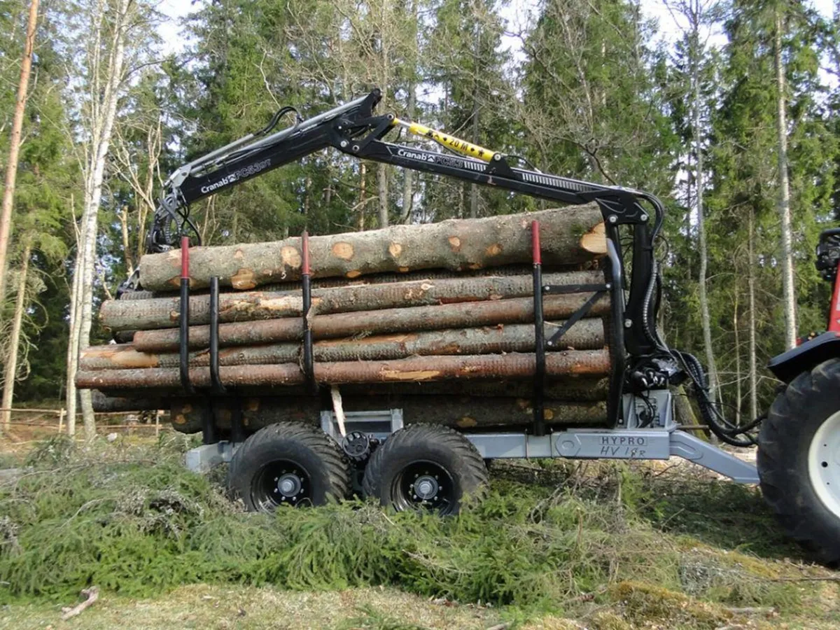 Hypro HV14 Forestry Trailer | Heavy-Duty Forwarder - Image 3