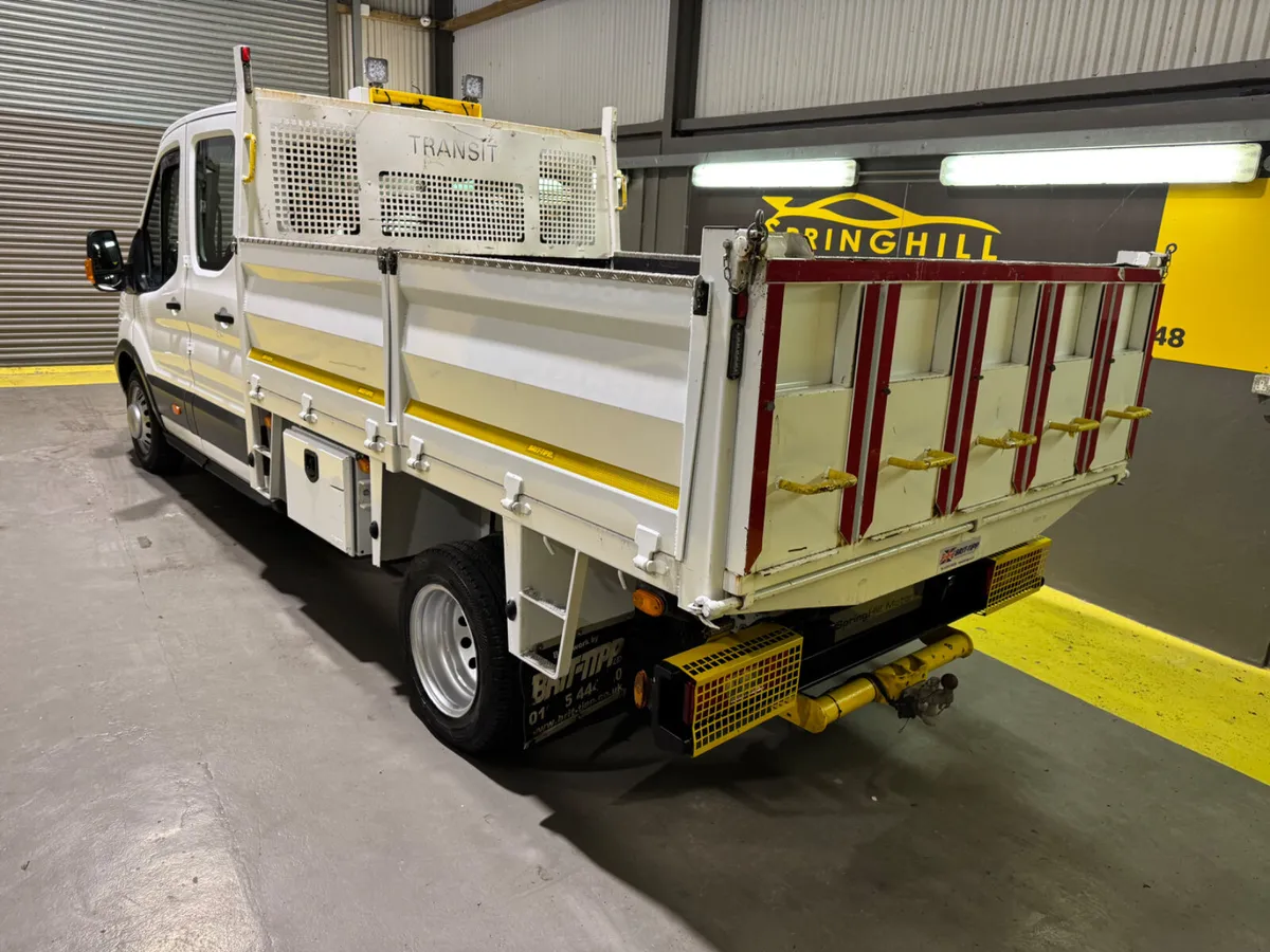 2018 Ford Transit Crew cab Tipper 7 Seater NO VAT - Image 3