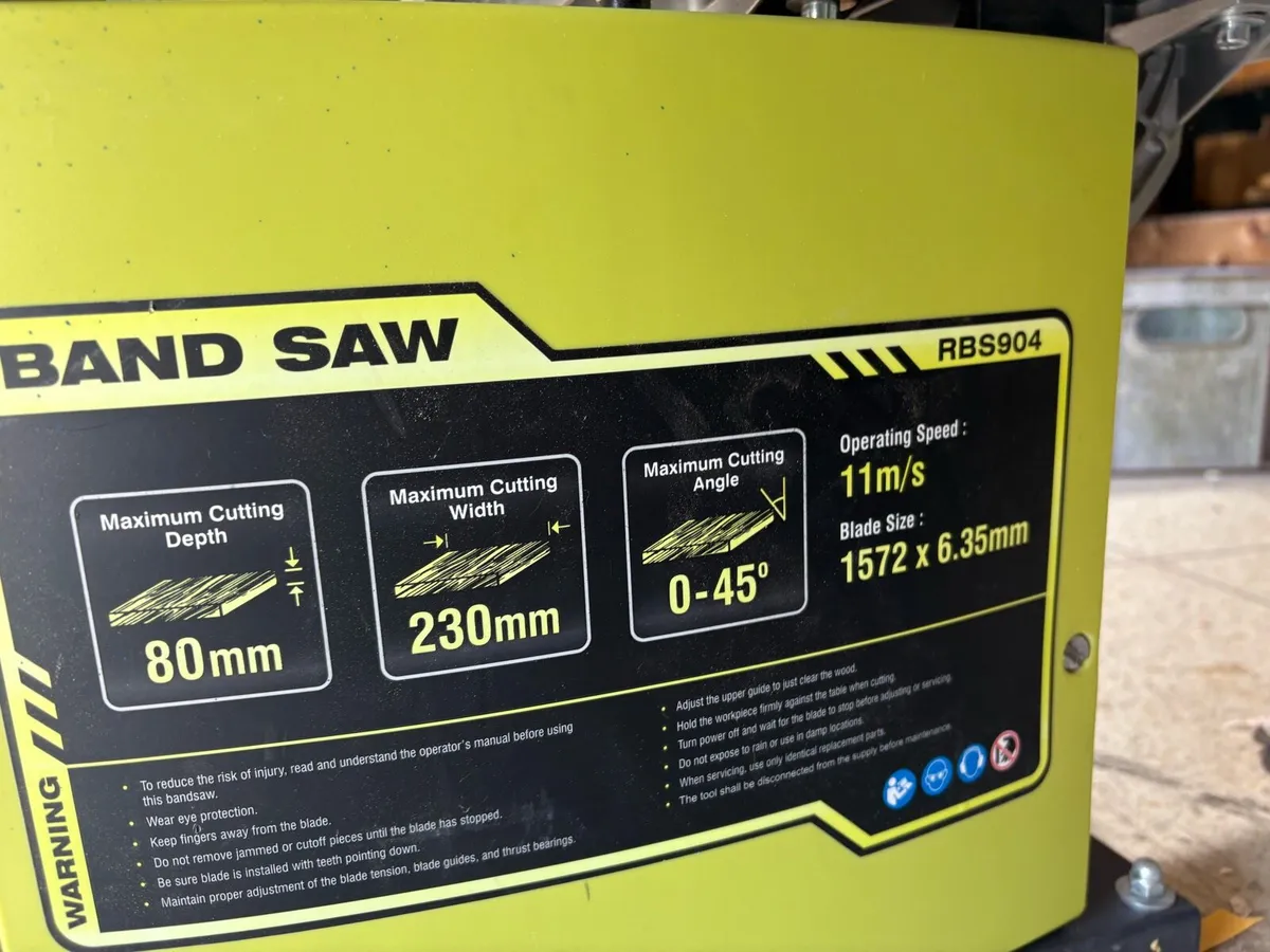 ryobi band saw - Image 3