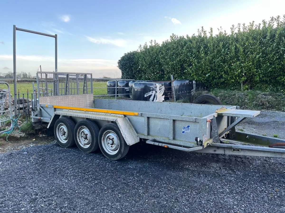 Ifor Williams plant trailer - Image 1
