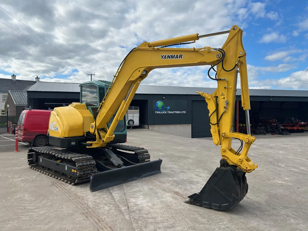 2013 Yanmar VIO80  (8 Tonne) C/W New Rubber Pads - Image 2