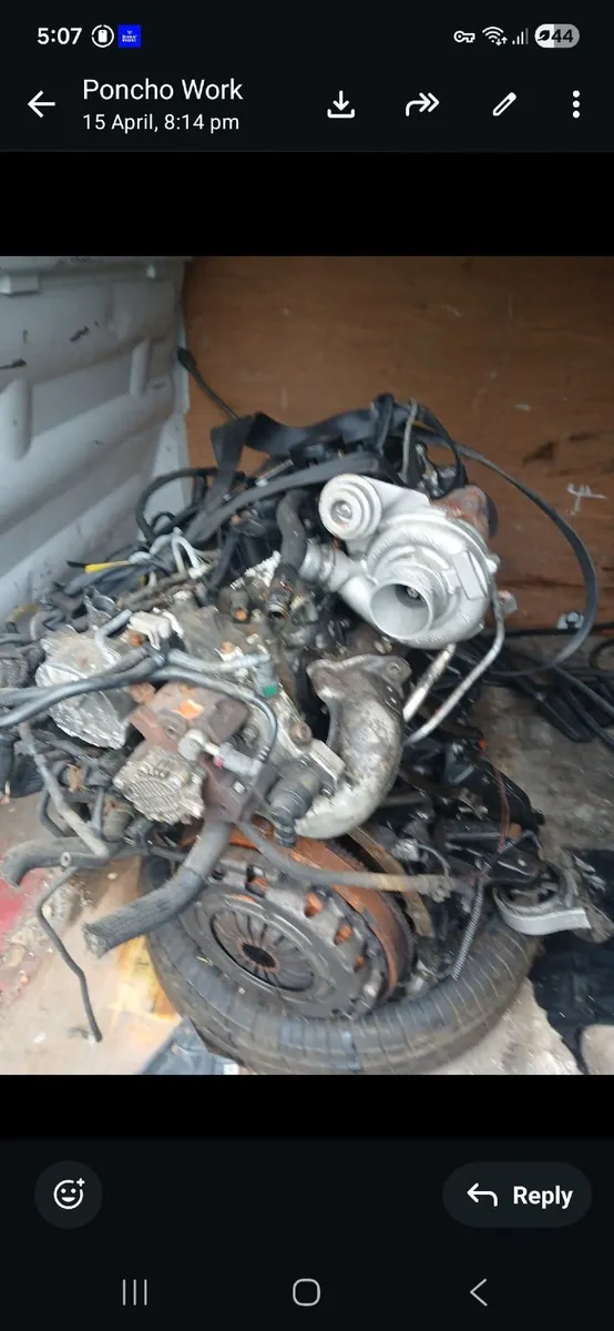 2L nissan primastar engine