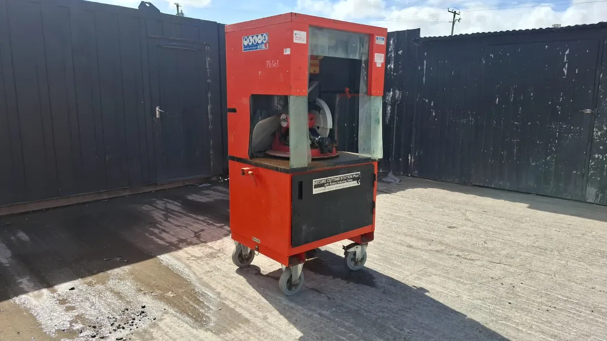 Cutting Station with Swivel Saw - Image 1