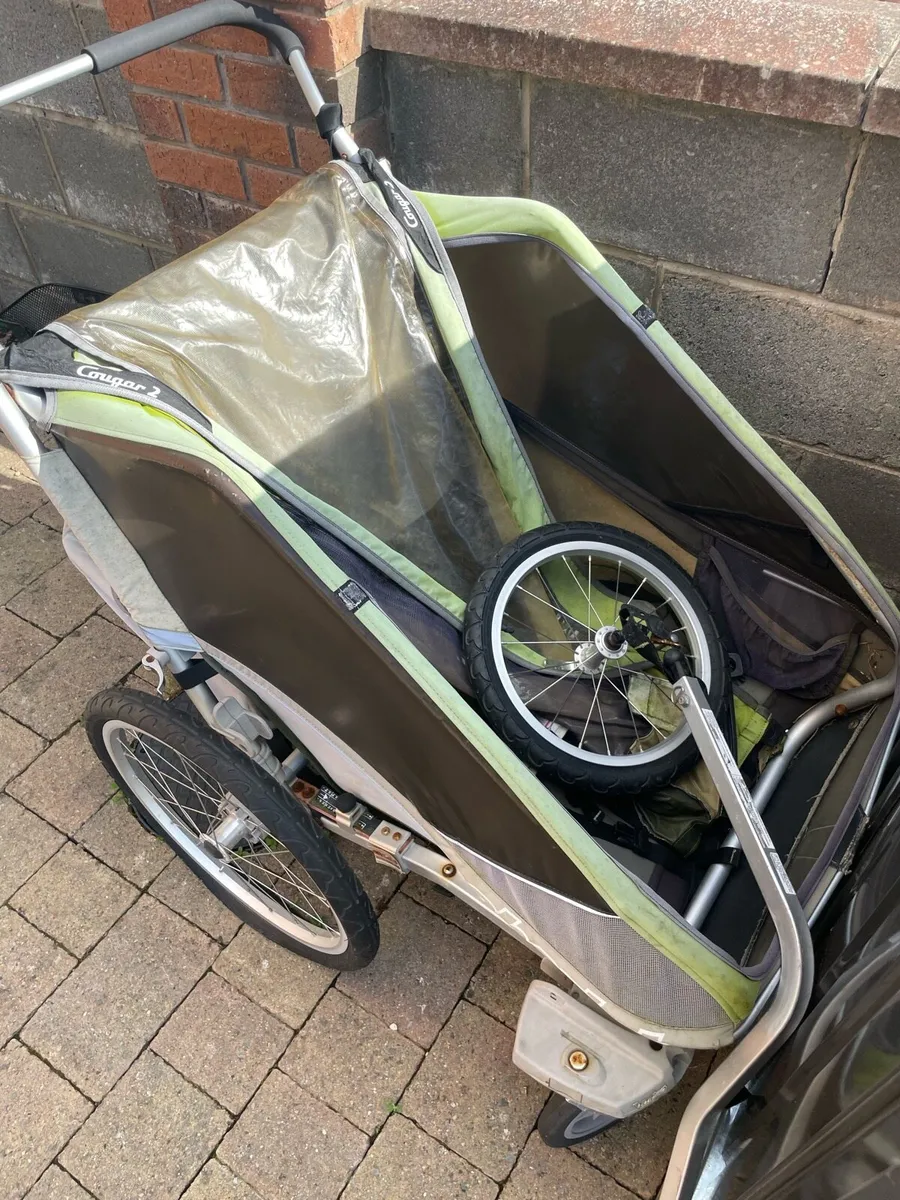 Bike buggy - Thule Chariot, 2 seater - Image 1