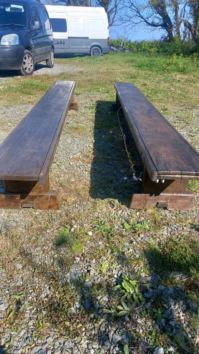 Two oke benches ideal for a gym or a creche - Image 3