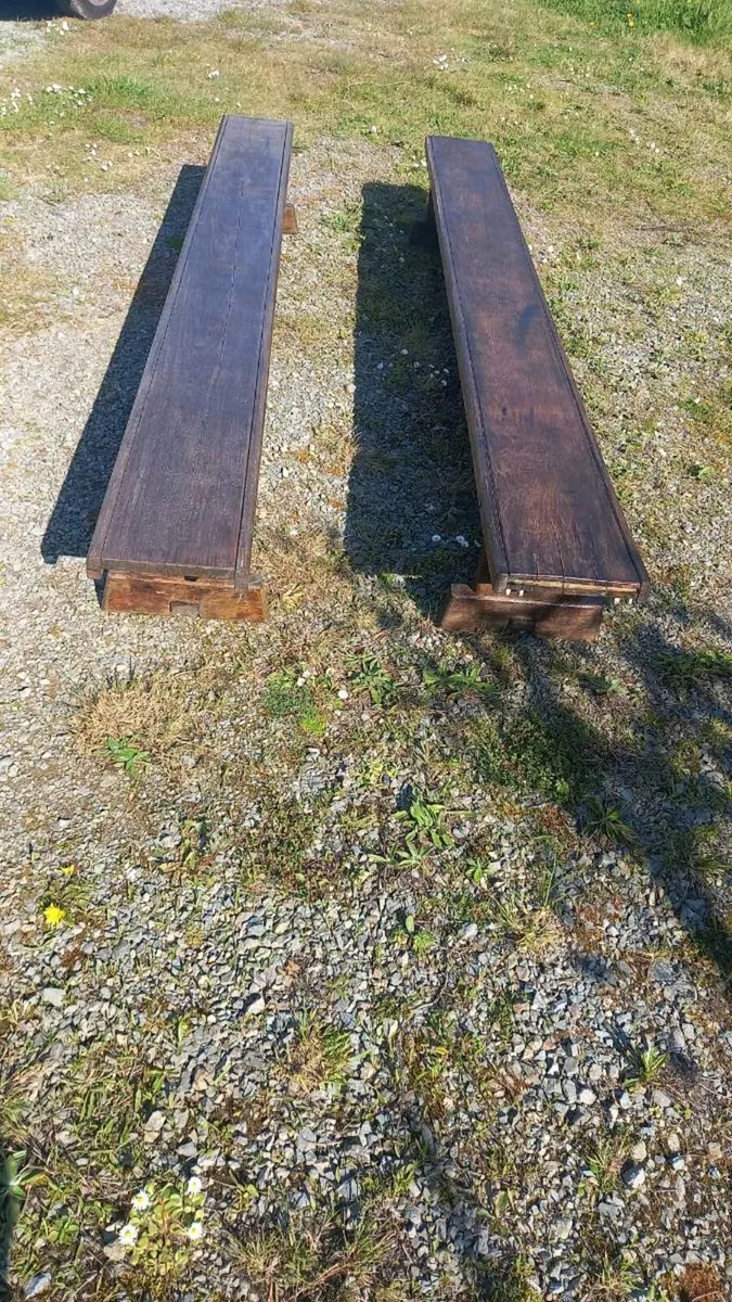 Two oke benches ideal for a gym or a creche - Image 4