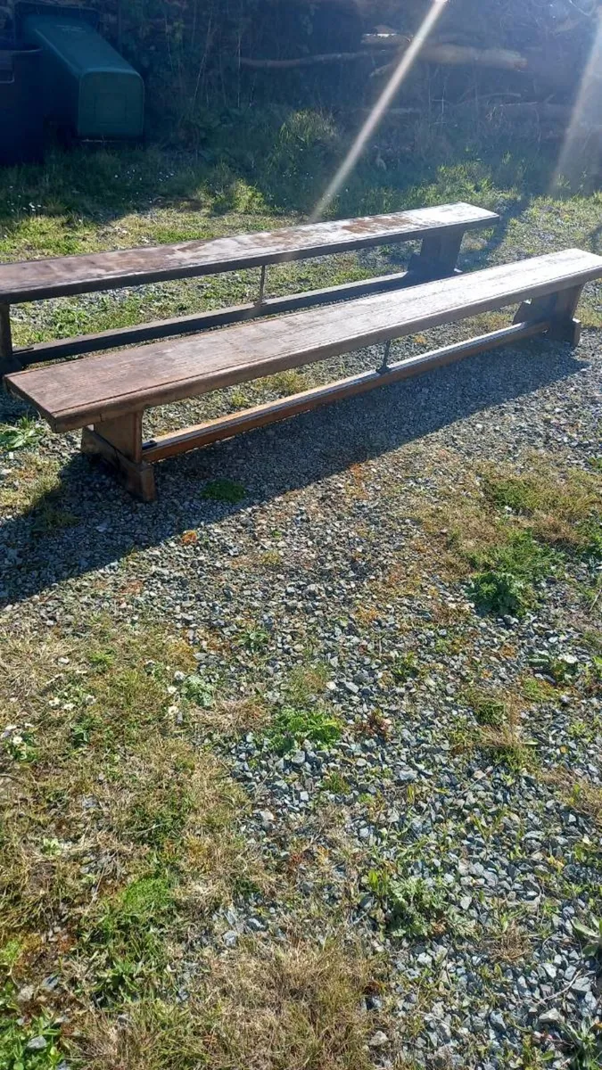 Two oke benches ideal for a gym or a creche - Image 2