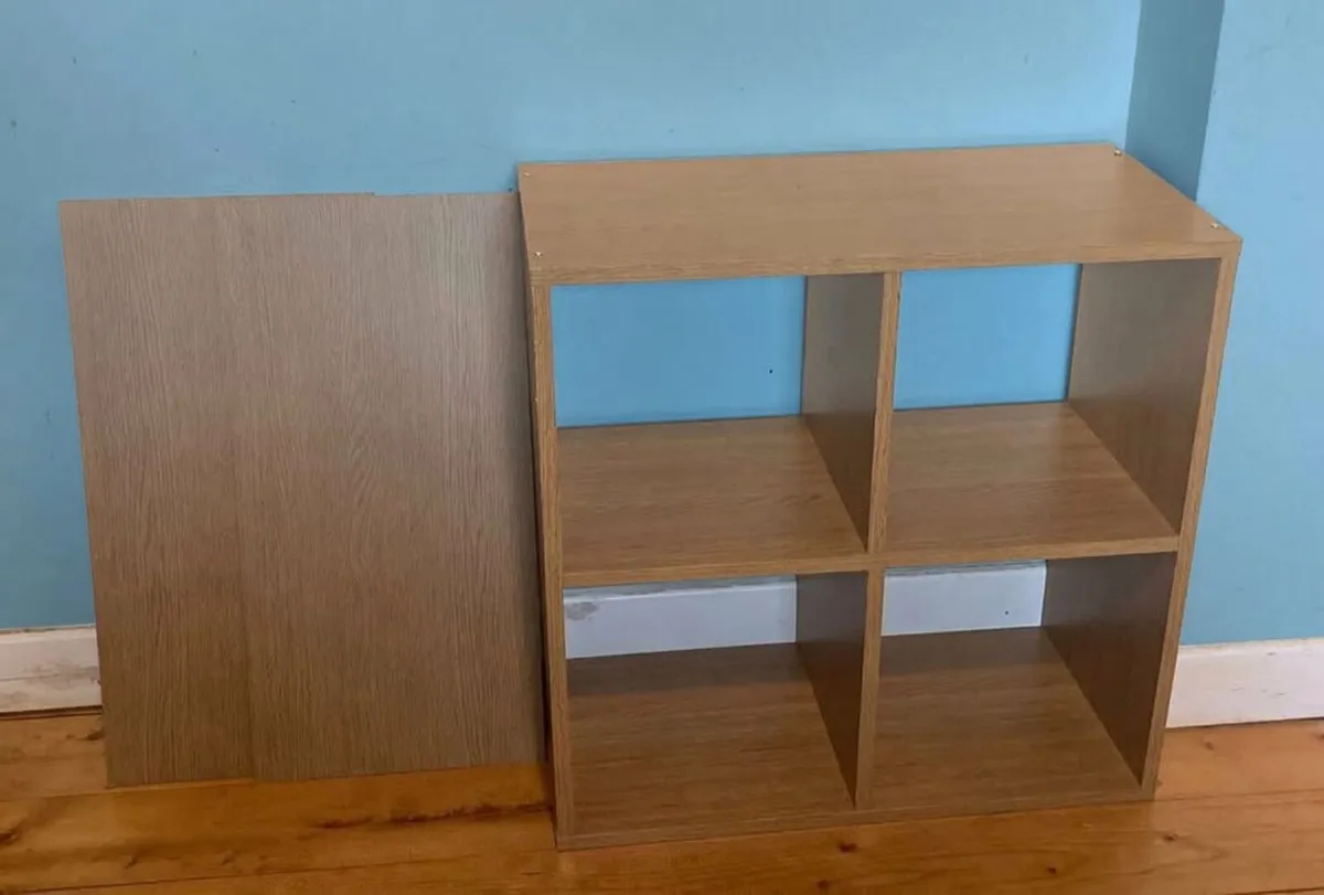 4-Cube Storage Unit – Sleek, Space-Saving - Image 1