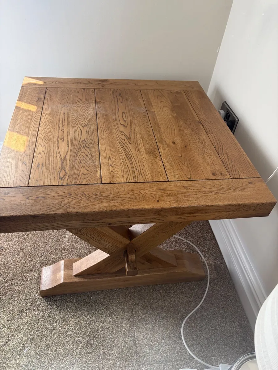 Athens Oak Coffee table and matching side table - Image 3