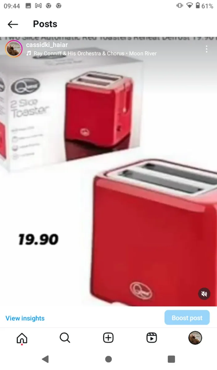 Red Toasters 2 Slice  Daily Collection Galway's - Image 3