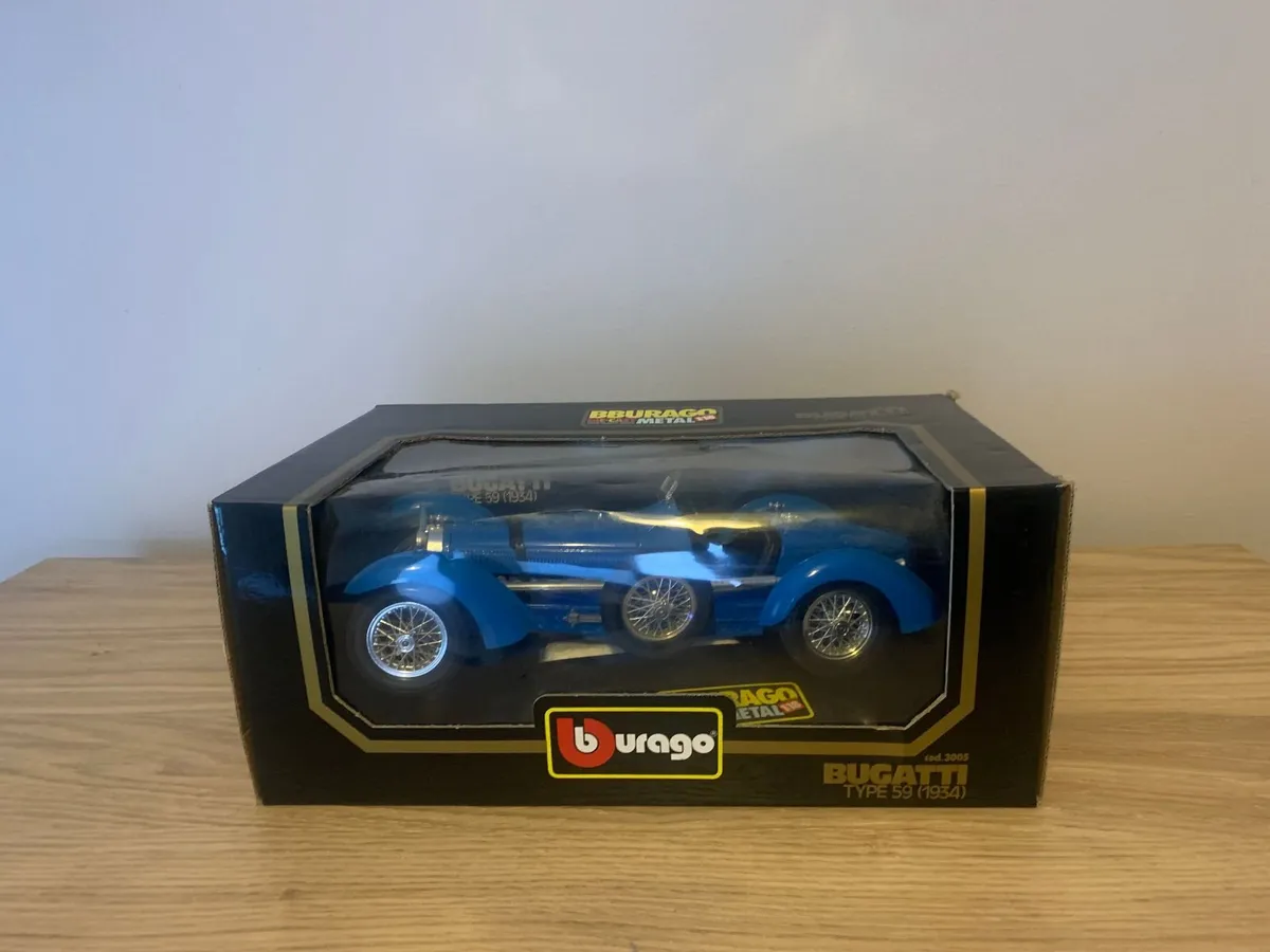 Bugatti Type 59 (1934) 1/18 Burago Model Car - Image 2