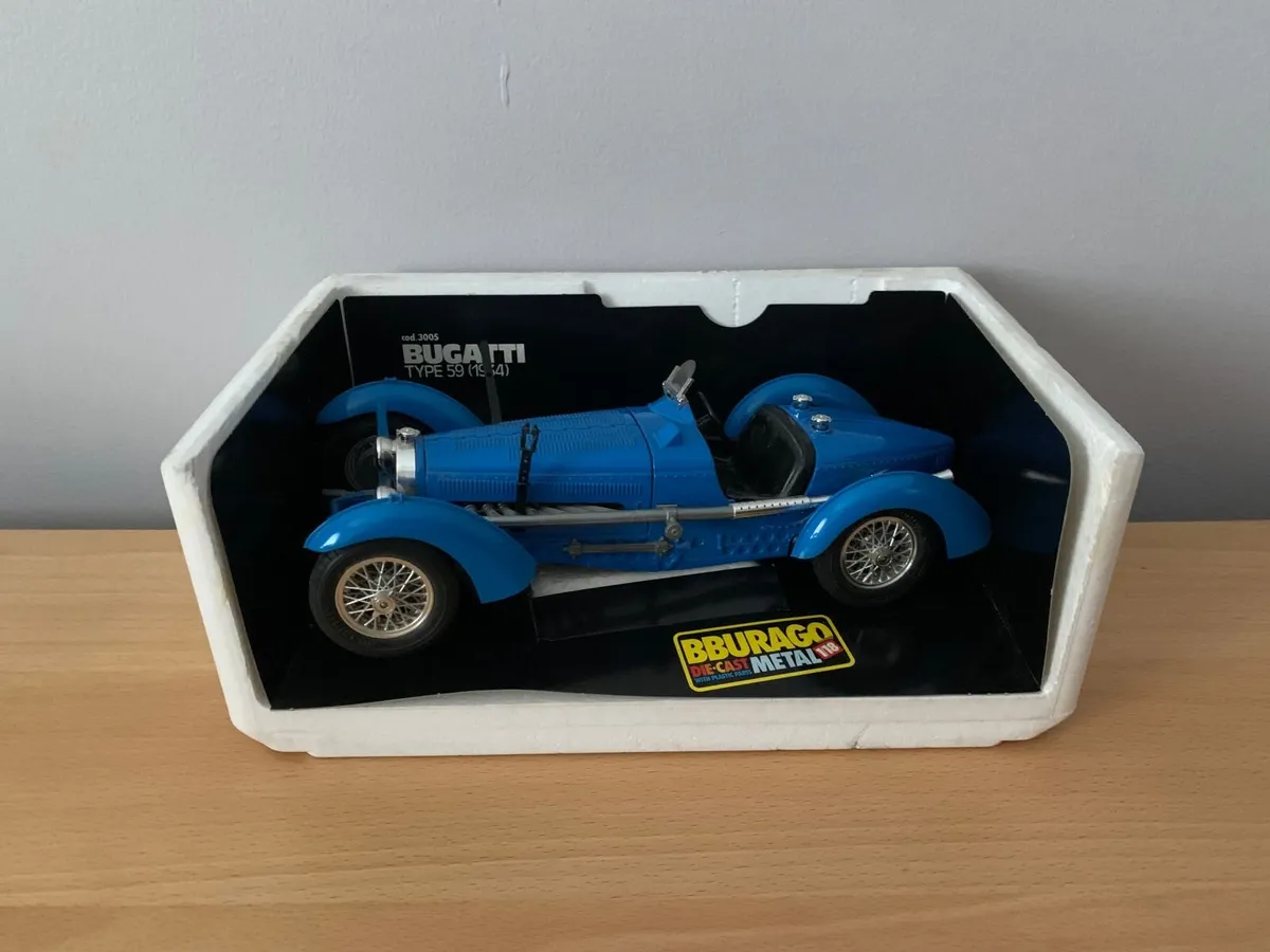 Bugatti Type 59 (1934) 1/18 Burago Model Car - Image 3
