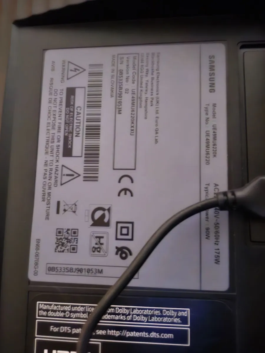 49'' Samsung Curved 4K HD Smart LED TV - Image 2