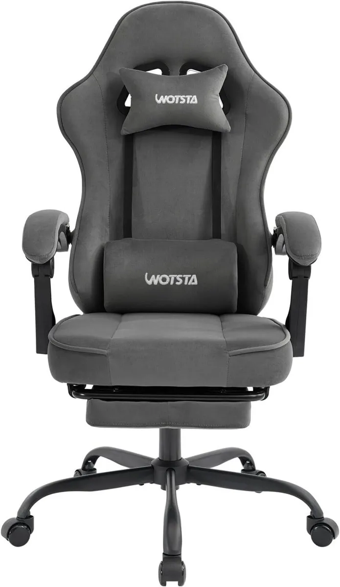 Gaming Chair for Adults Ergonomic with Footrest - Image 1