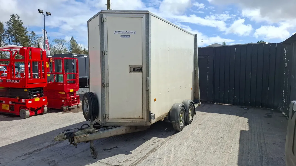 Ifor Williams Twin Axle Box Trailer – 10ft x 6ft - Image 1