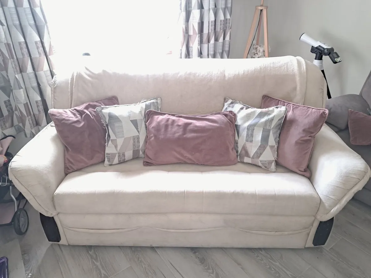 Sofa Bed with storage - Image 1