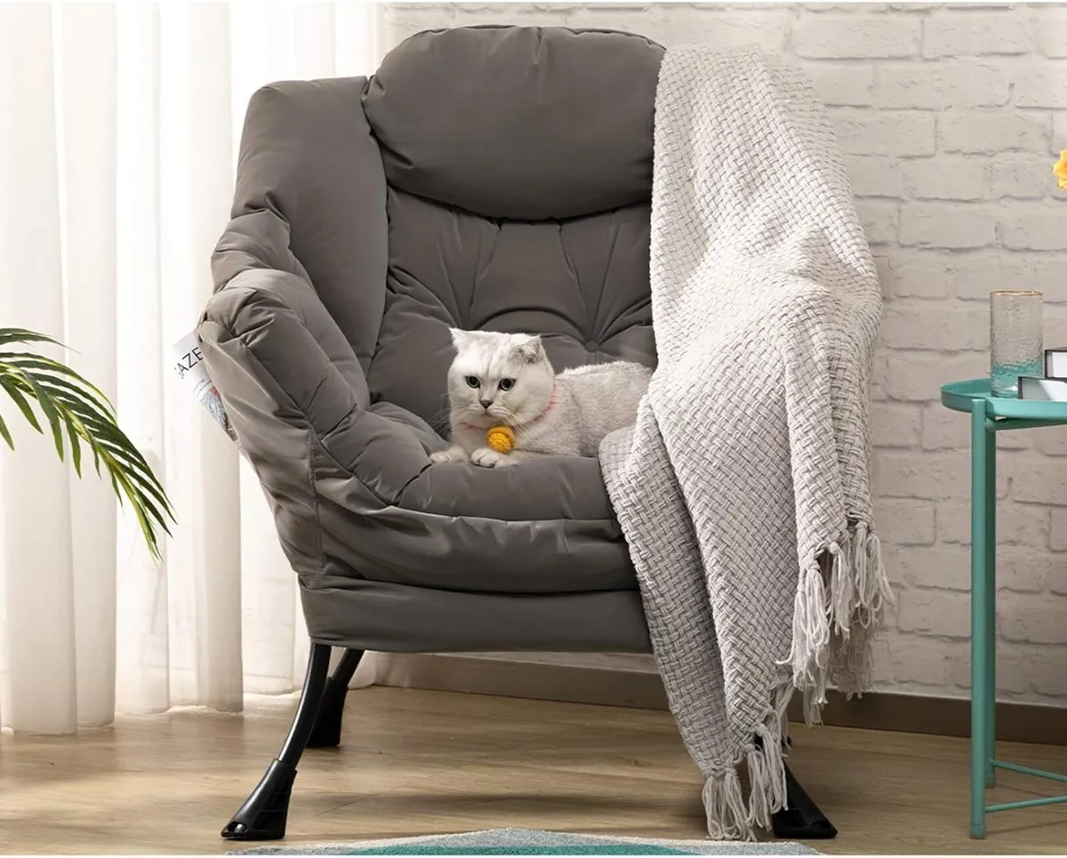 Comfy Armchair Living Room Reading Chair Accent - Image 2