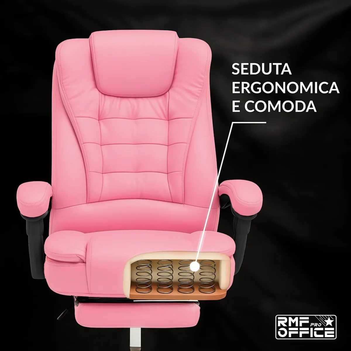 fessional Ergonomic Reclining Chair Comfortable - Image 2