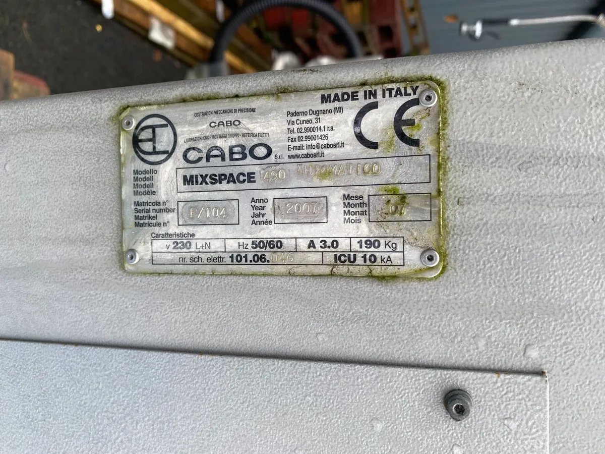 CABO Mixspace 450 Automatic - Industrial Mixer - Image 2