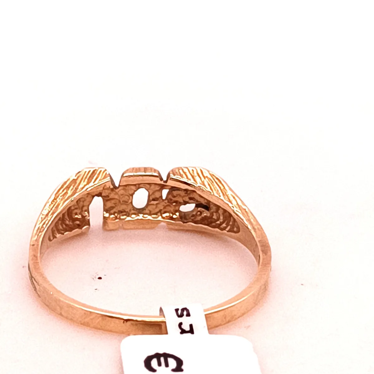 SON 9k Yellow Gold Vintage Ring - Image 4